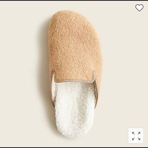 J Crew felt cozy clog Size 9